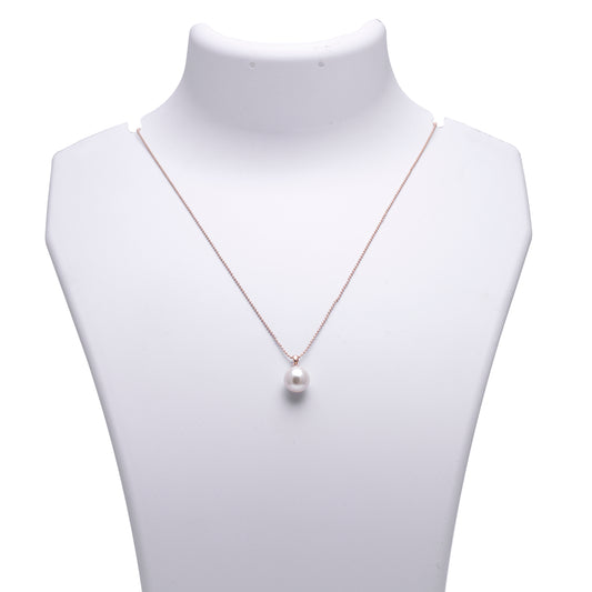 Classic Pearl Drop Pendant in 925 Silver