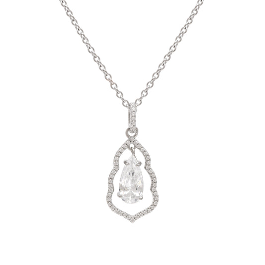 Ruby Trillium Chain Pendant