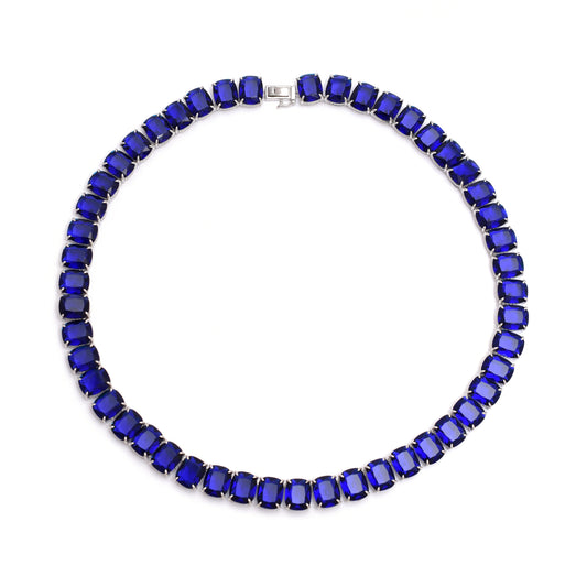 Midnight Blue Sterling Silver Necklace