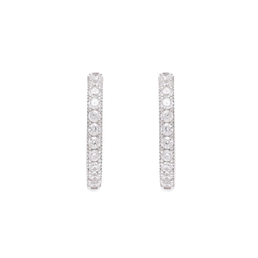 Classic Shine Sparkle Hoops