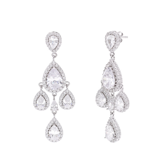 Classic Shine Chandelier Earrings