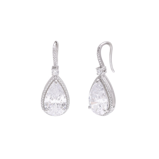 Classic Shine Teardrop Earrings