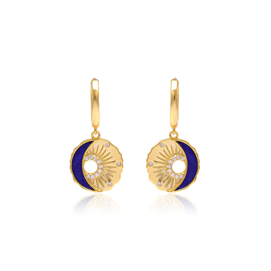 Sun - Moon Earring