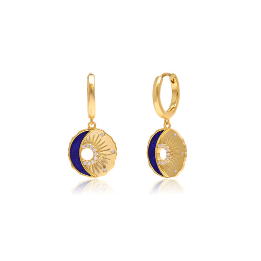 Sun - Moon Earring