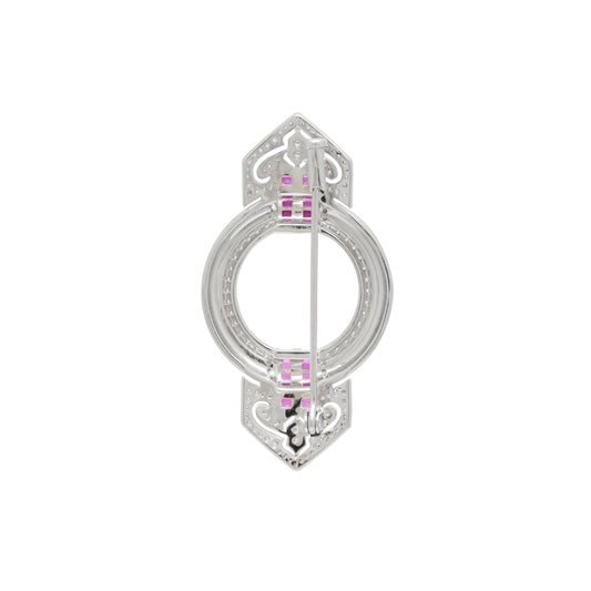 Art Deco Silver Brooch