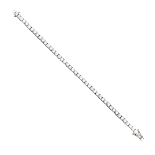 Classic Shine Solitaire Tennis Bracelet