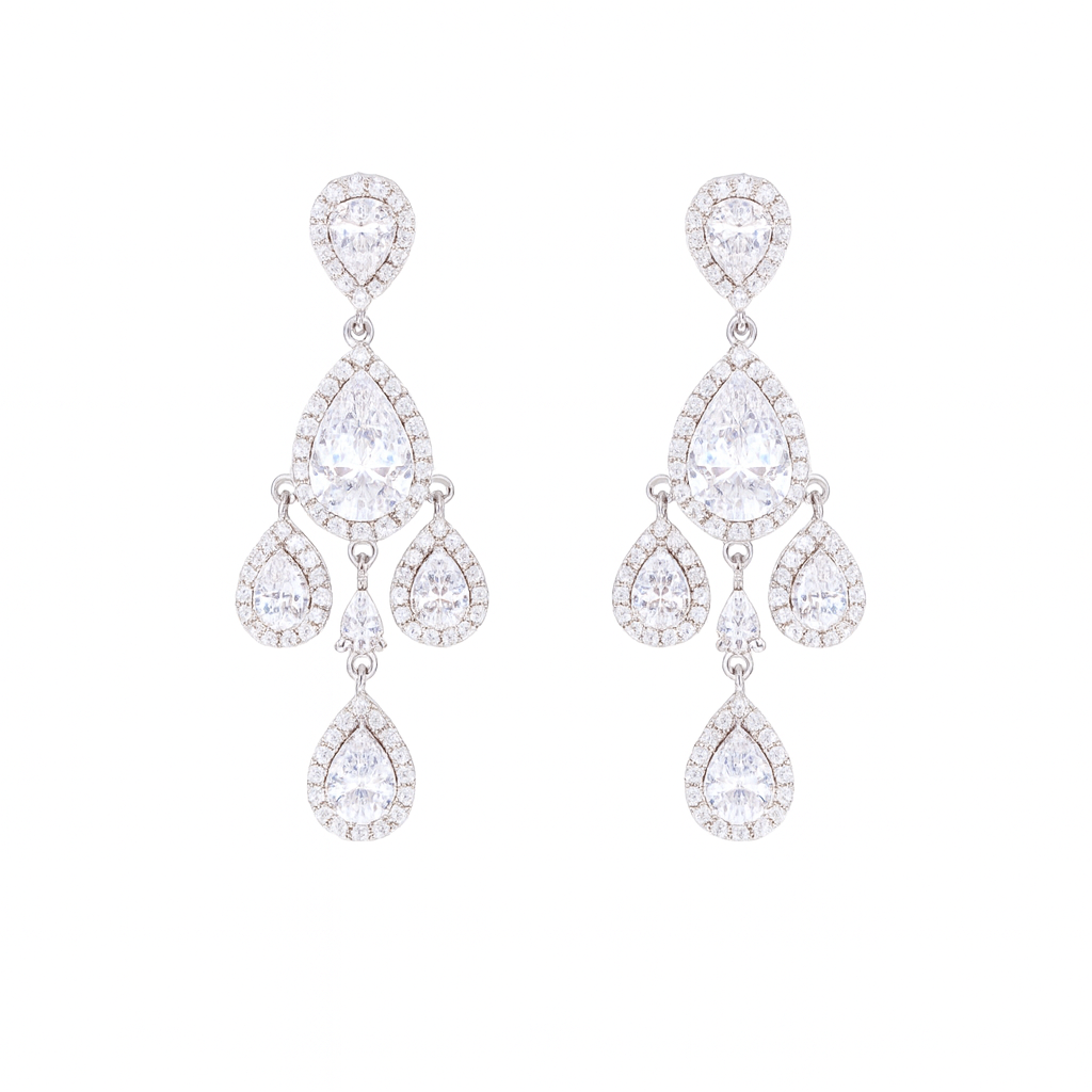 Classic Shine Chandelier Earrings