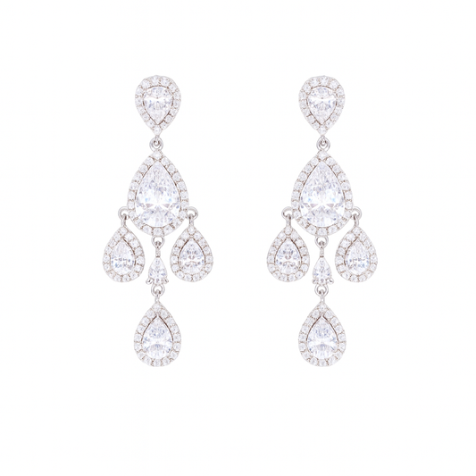Classic Shine Chandelier Earrings