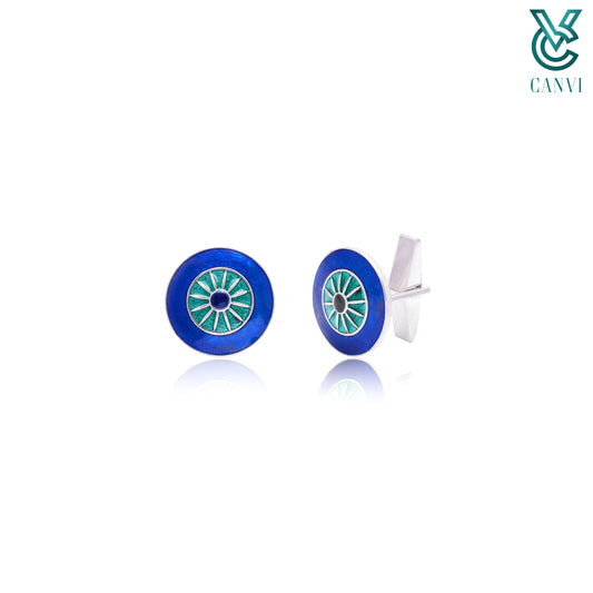 Gleaming Enamel Adorn Cufflinks