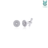 Zirconia Elegance Silver Cufflinks