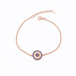 Rose Gold Guardian Eye Bracelet