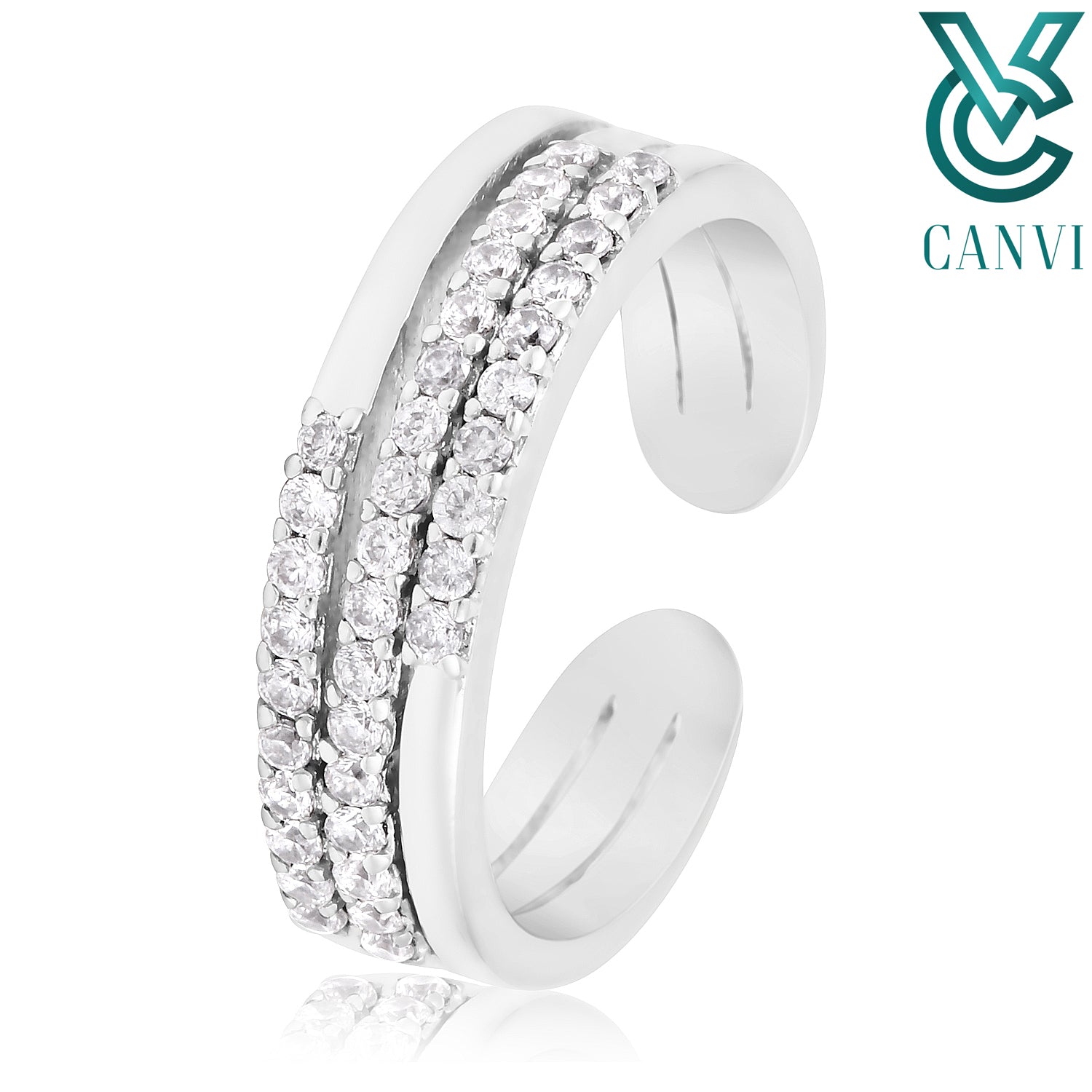 Glimmering Cufflux Ring