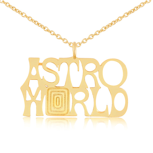 Astro Gleam Gold Plated Pendant