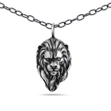 Obsidian Roar Black Rhodium Pendant