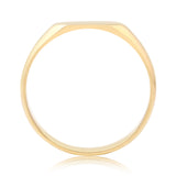 Golden Radiance Sterling Silver Ring