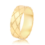 Golden Elegance Sterling Silver Ring