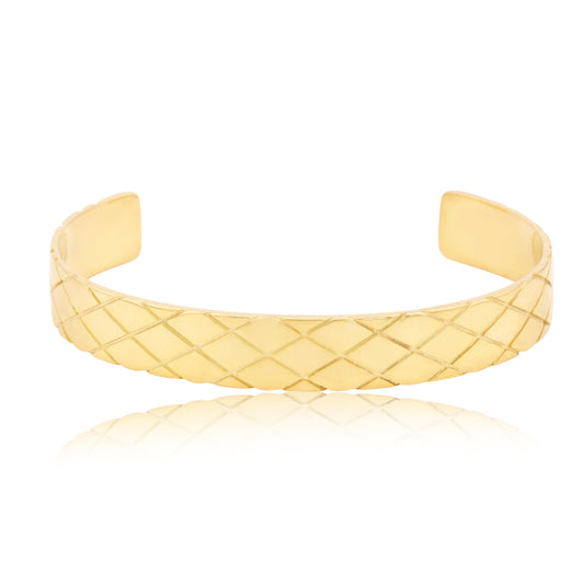 Gilded Comfort Cuff Bracelet