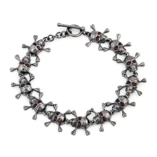 Shadow Skull Zircon Bracelet