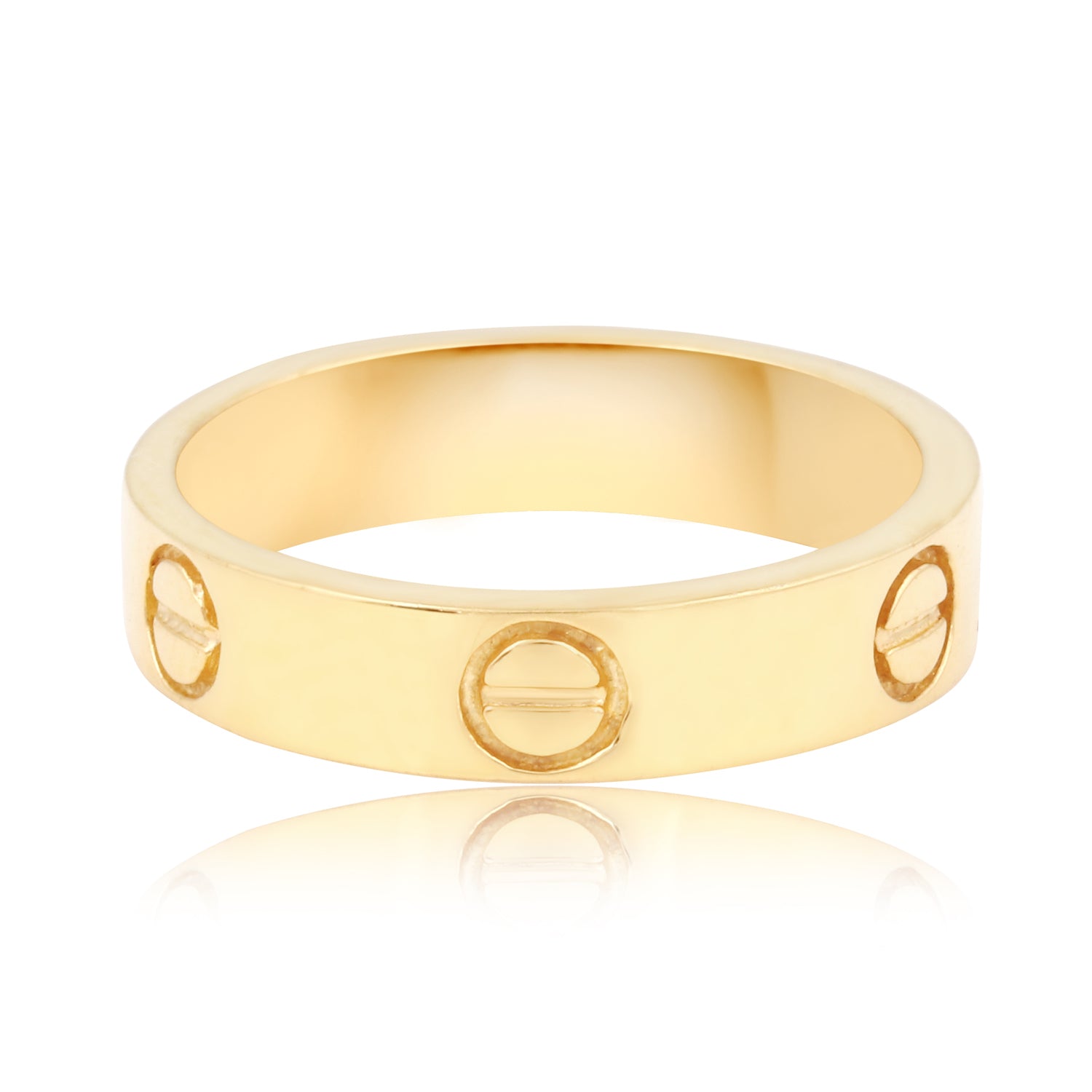 Golden Aura Ring Band