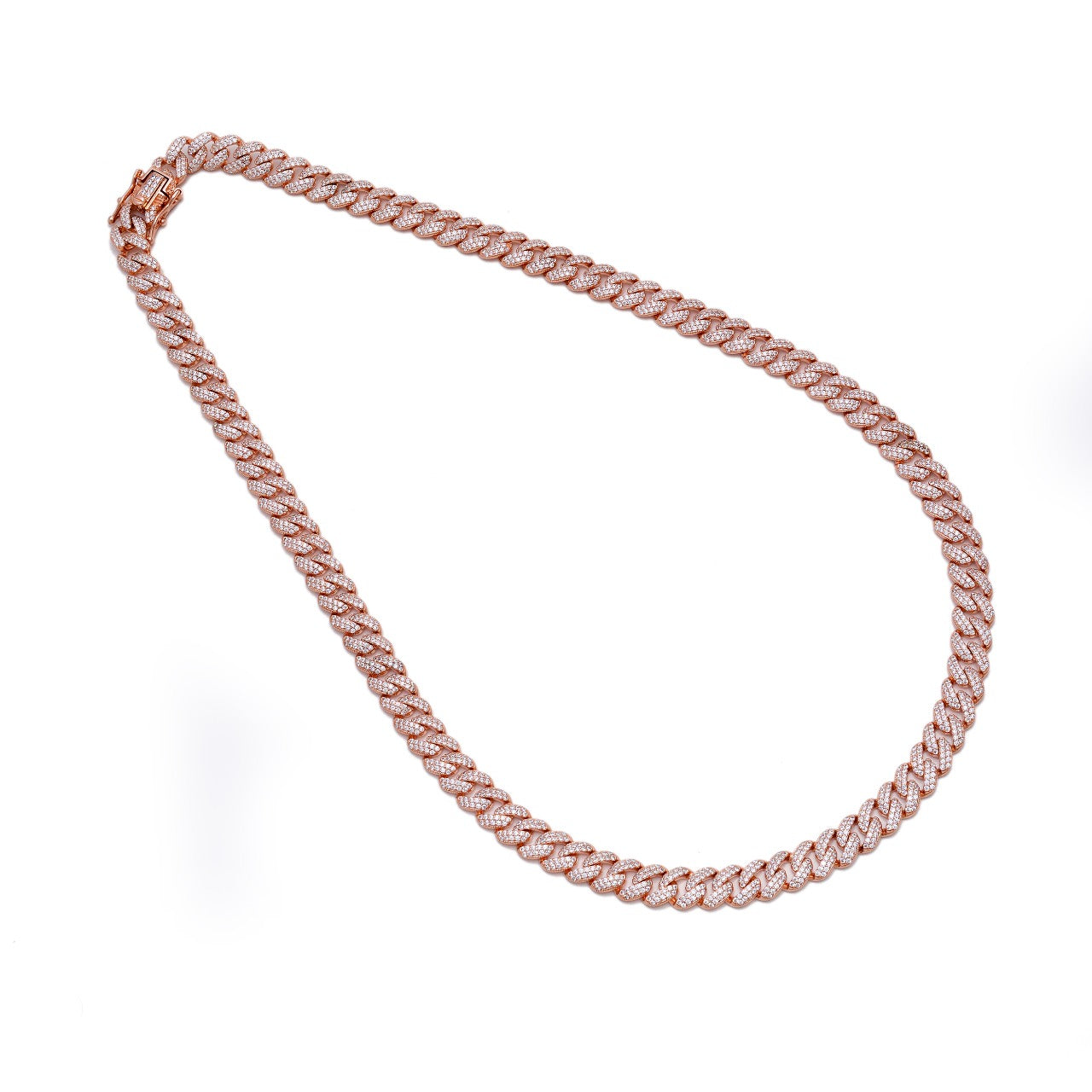 Radiant Rose Gold Cuban Chain