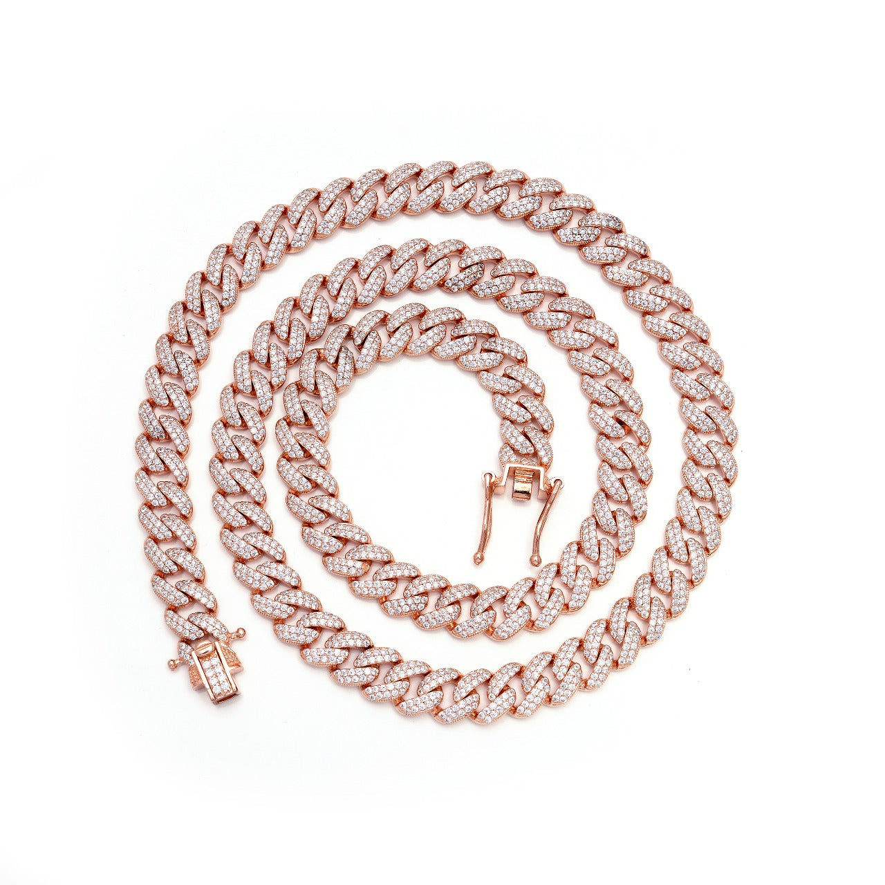 Radiant Rose Gold Cuban Chain