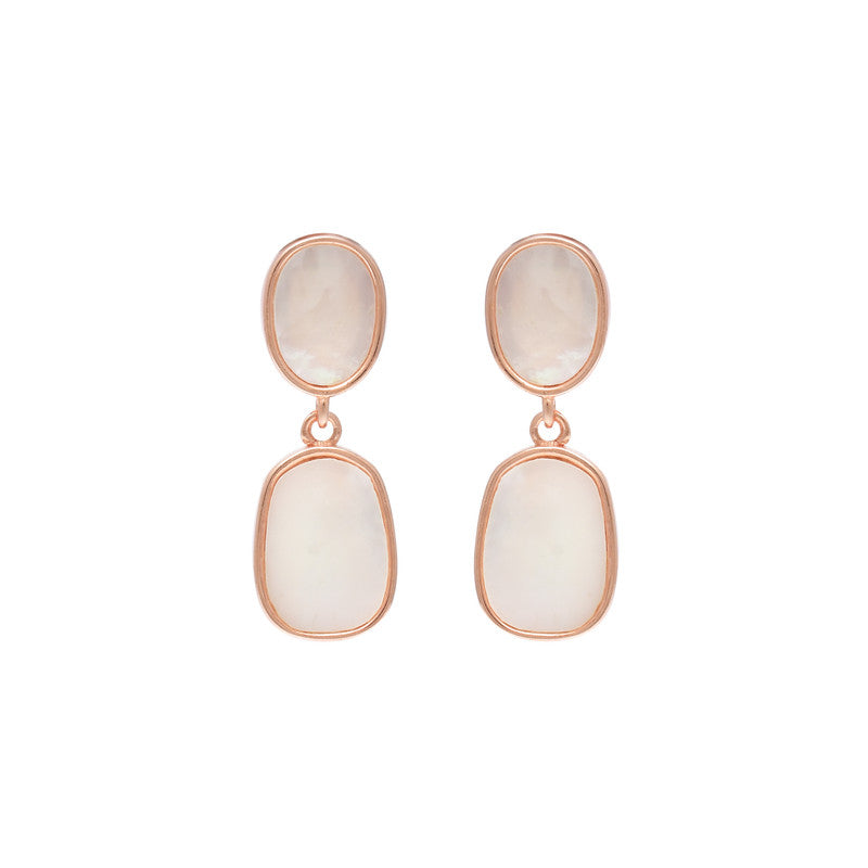 Mother of pearl drop earring