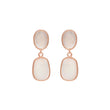 Mother of pearl drop earring