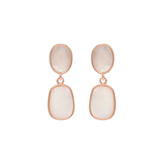 Mother of pearl drop earring