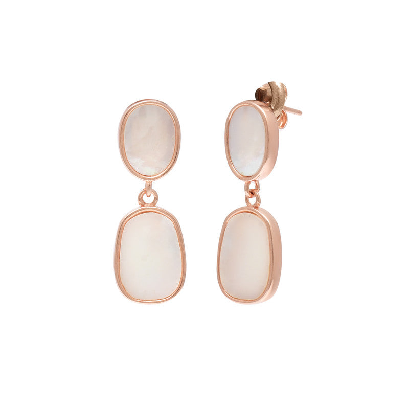 Mother of pearl drop earring