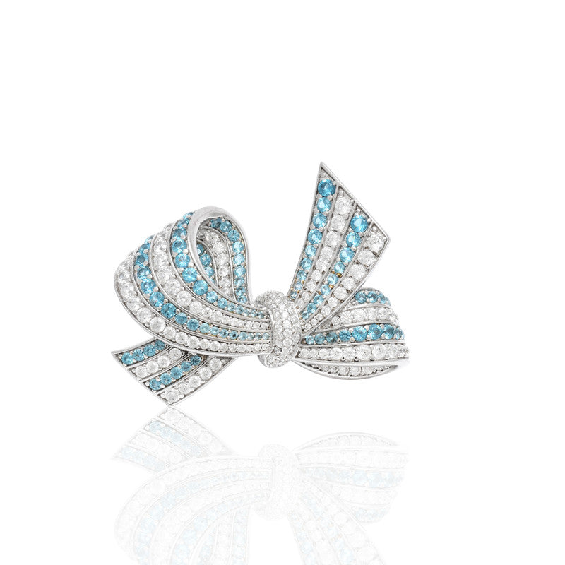 Sparkling Bow Brooch