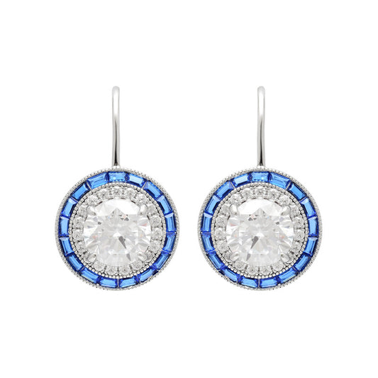 Solitaire Drop Earring