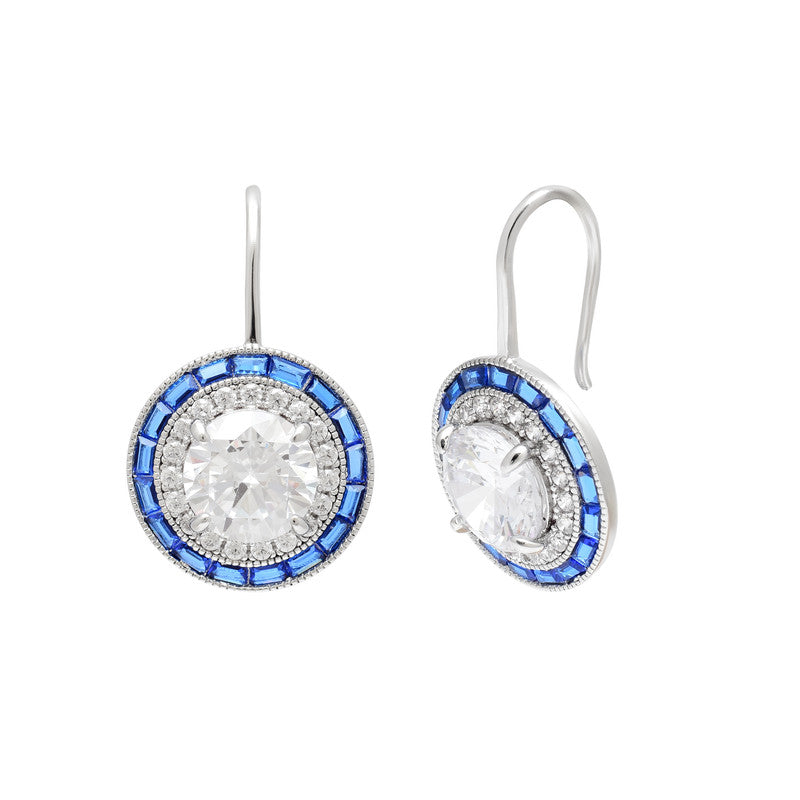 Solitaire Drop Earring