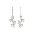 Silver Leaf Dangling earring