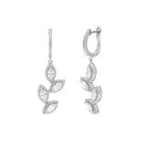 Silver Leaf Dangling earring