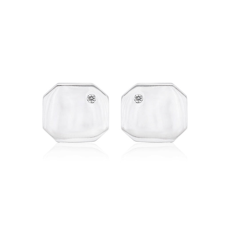 Classic Silver Cufflink