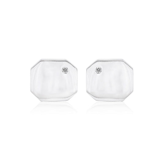 Classic Silver Cufflink