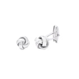 Silver Knot Cufflink