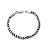 Oxidise Rope Chain Bracelet