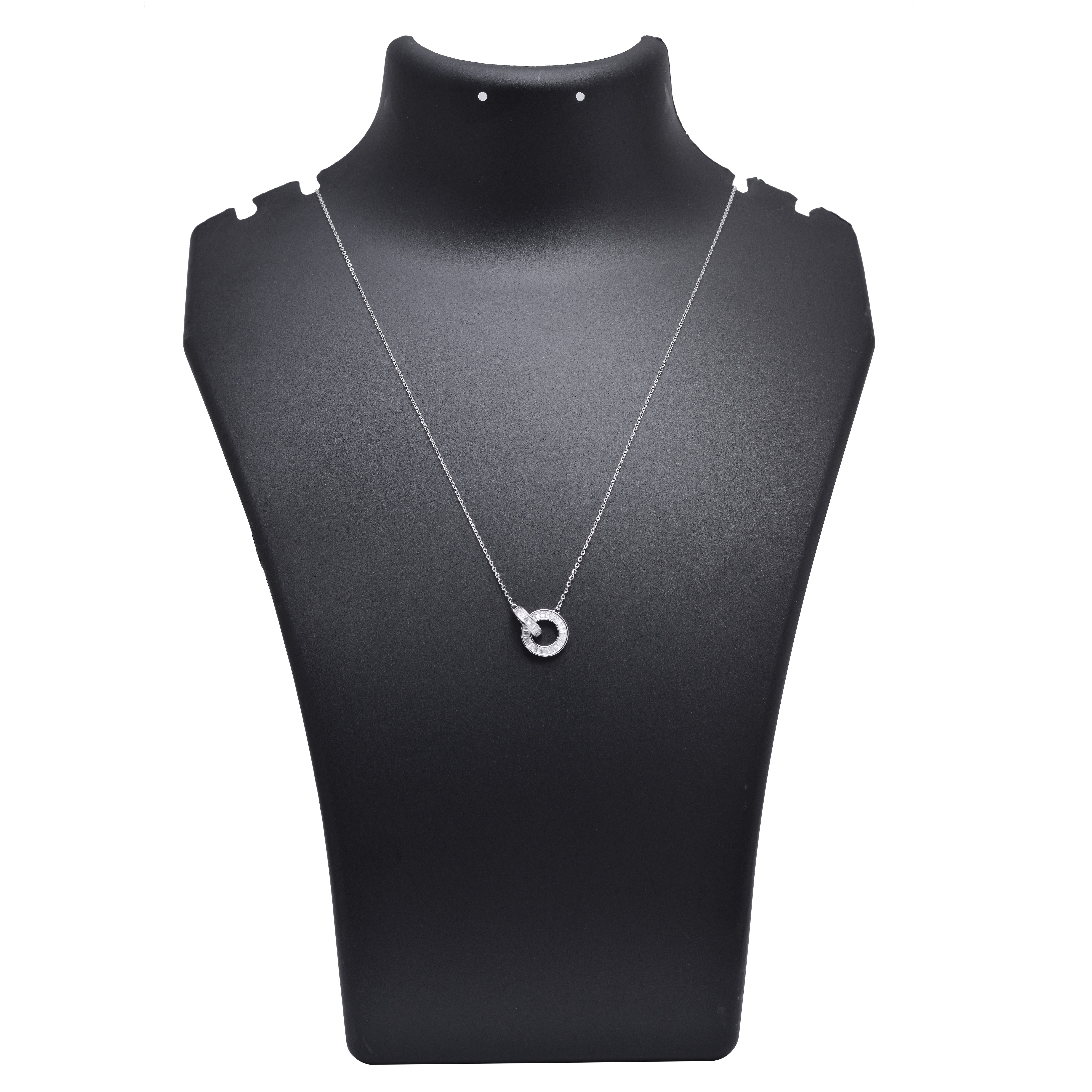 Interlocking Circle Chain Pendant