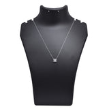 CZ Four-Leaf Clover Pendant Necklace 925 Sterling Silver