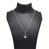 925 Sterling Silver Star and Moon Pendant