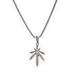 Cannabis leaf Pendant 925 Sterling Silver