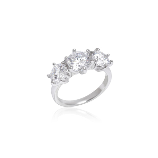 Three Stone Statement Ring