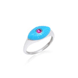 Turquoise Evil Eye  Ring