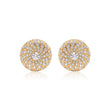 Vintage Style Gold Spiral Stud Earrings