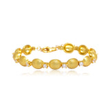 Textured Gold dome Bracelet