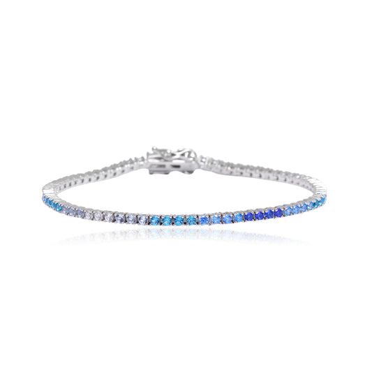 Ocean Blue Tennis Bracelet