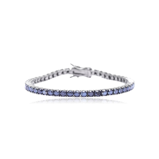 Deep Blue Tennis Bracelet