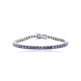 Deep Blue Tennis Bracelet