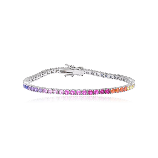 Multicolor Tennis Bracelet